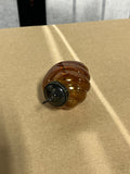 Brown Tone Glass Ornaments, 3 pc