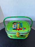 Asian Embroidered Sewing Basket