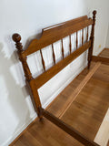 Double Bed with Rails and Slats