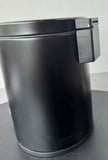 Unbranded Matte Black Metal Step Touch Trash Can