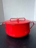Dansk Købenstyle Red Enamel Dutch Oven