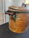 Antique Copper Lidded Wash Boiler