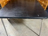 Black Folding Card Table (B)