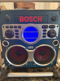 BOSCH PB10-CD POWER BOX Jobsite AM/FM Radio Battery Charger - Batteries NOT Includes - WORKS!