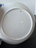 8-Piece Neiman Marcus Centrum Kafuh Style Blue & White Heavyweight Dinner Plates (B)
