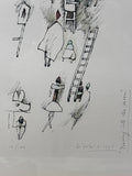 “Drawing with the Moon” Print by Witold Kaczanowski; Signed & Numbered (16/100)