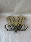 Colonial Williamsburg Virginia Metalcrafters Queen Anne Brass Cypher Trivet