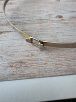 (A) Best Silver Tone Omega Choker