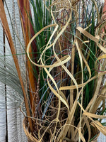 Large Dried Arrangement in Vintage Woven Basket