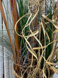 Large Dried Arrangement in Vintage Woven Basket