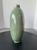 People’s Republic of China Vintage Crackled Celadon Vase