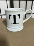 Williams Sonoma Letter T Anthropologie Monogram  Coffee Mug