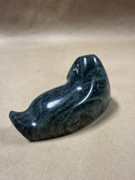 Handcarved Soapstone Walrus Signed By Artist