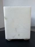 Labrazel Italian Heavyweight Alabaster Waste Basket
