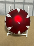 Waterford Vintage Holiday Heirlooms Frosted Glass Ball Ornament B, 4 Available, PRICED INDIVIDUALLY