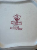 (AA) Mason’s England Vista Pink China Lidded Sauce Boat with Underplate