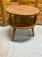 Mersman Round Two Tier Side Table with Laminate Top