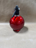 (A) Vintage Red Globemaster Seltzer Soda Siphon Bottle