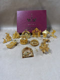The Danbury Mint Gold Christmas Collection In Box - 2002 (C)
