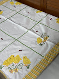 Small Square Easter Spring Style Table Cloth