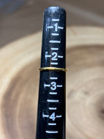 10K Gold Tiny Ring with Blue Stone - SIZE 2 1/2