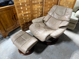 Ekornes Stressless Chair with Ottoman (B)