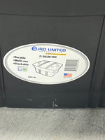 Euro United Plastic Storage Bins, Set of 2