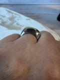 Silver Tone Dome Ring SIZE 6