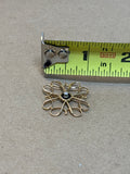10K Gold Brooch with Diamond - 2.58g