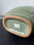 People’s Republic of China Vintage Crackled Celadon Vase