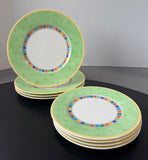 (C) 8-Piece Villeroy & Boch Twist Alea Verde China Set