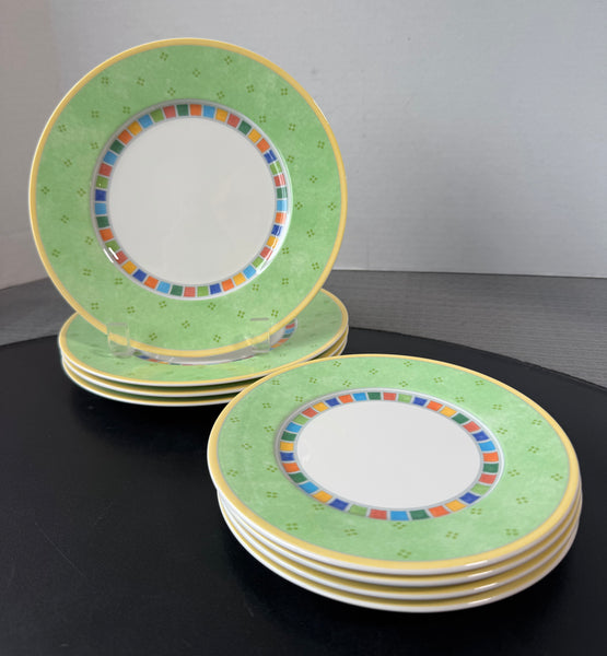 (C) 8-Piece Villeroy & Boch Twist Alea Verde China Set