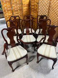 Dining Table with (2) Leaves, (8) Chairs and Table Pads***HEAVY ITEM***READ DETAILS ON PICK UP POLICY***
