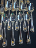 44-Piece Towle Anheuser-Busch Silver Plate Hostess Flatware Set in Box