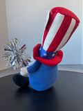 Ashland Patriotic Plush Gnome with Fireworks (2 AVAILABLE—PRICED INDIVIDUALLY AT $10 EACH)