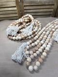 Pair Of Farmhouse Style Beaded Garland