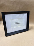 Crate & Barrel 4X6 Black Picture Frame - Appears Unused