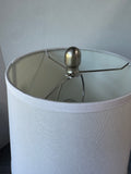 Brushed Nickel Lightweight Table Lamp (WORKS)