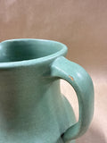 Matte Green Old Pot Shop Pottery Pitcher