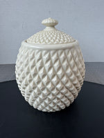 Belleek Ireland Diamond Biscuit Jar
