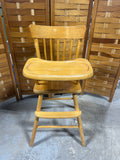 Wooden High Chair with Removable Tray