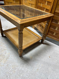 Glass Top Side Table