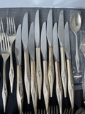 48-Piece Wallace Dawn Mist Sterling Silver Flatware Set