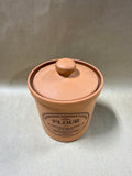 The Original Suffolk Canister “Flour” By Henry Watson Potteryb