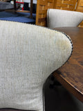 Round Hammered Copper Top Dining Table with (4) Chairs ***HEAVY ITEM***READ DETAILS ON PICK UP POLICY***