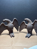 Vintage Cast Iron Eagle Snow Guard / Bookends