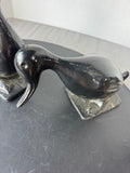 Pair of Virginia Metalcrafters Vintage Cast Iron Ducks