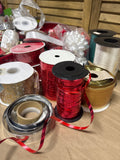 Large Bin of Ribbon & Bows