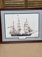 Charles W. Morgan • Whaler Print by RN Ghardloin; Signed