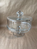 Clear Glass Cake Stand